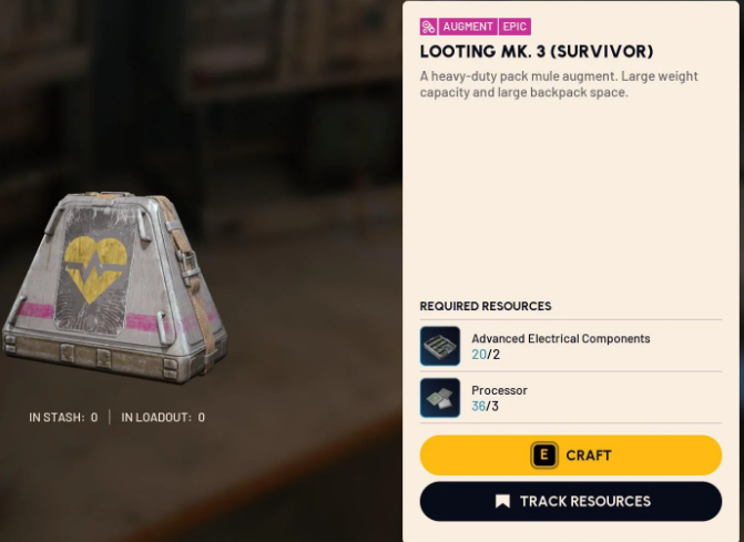 Survivor Augment Blueprint in ARC Raiders location guide